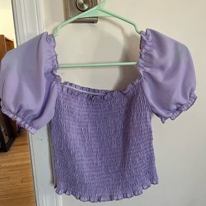 Shein purple crop top 💜